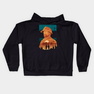 Builder Negative Space Kids Hoodie